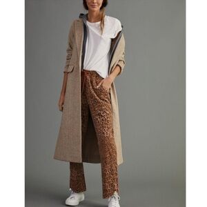 Anthropologie Pilcro The Cottage Corduroy Leopard Pants Size M